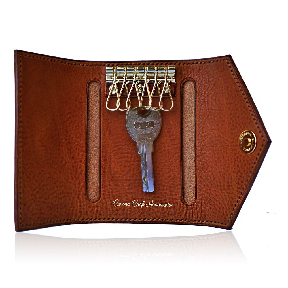 Coral-Key-Pouch-Open-Key-Brown