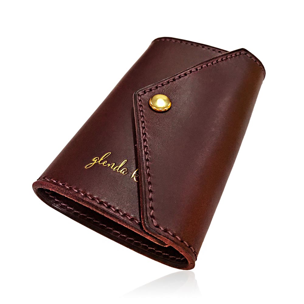 Corona-Key-Pouch-Close-Side-Maroon