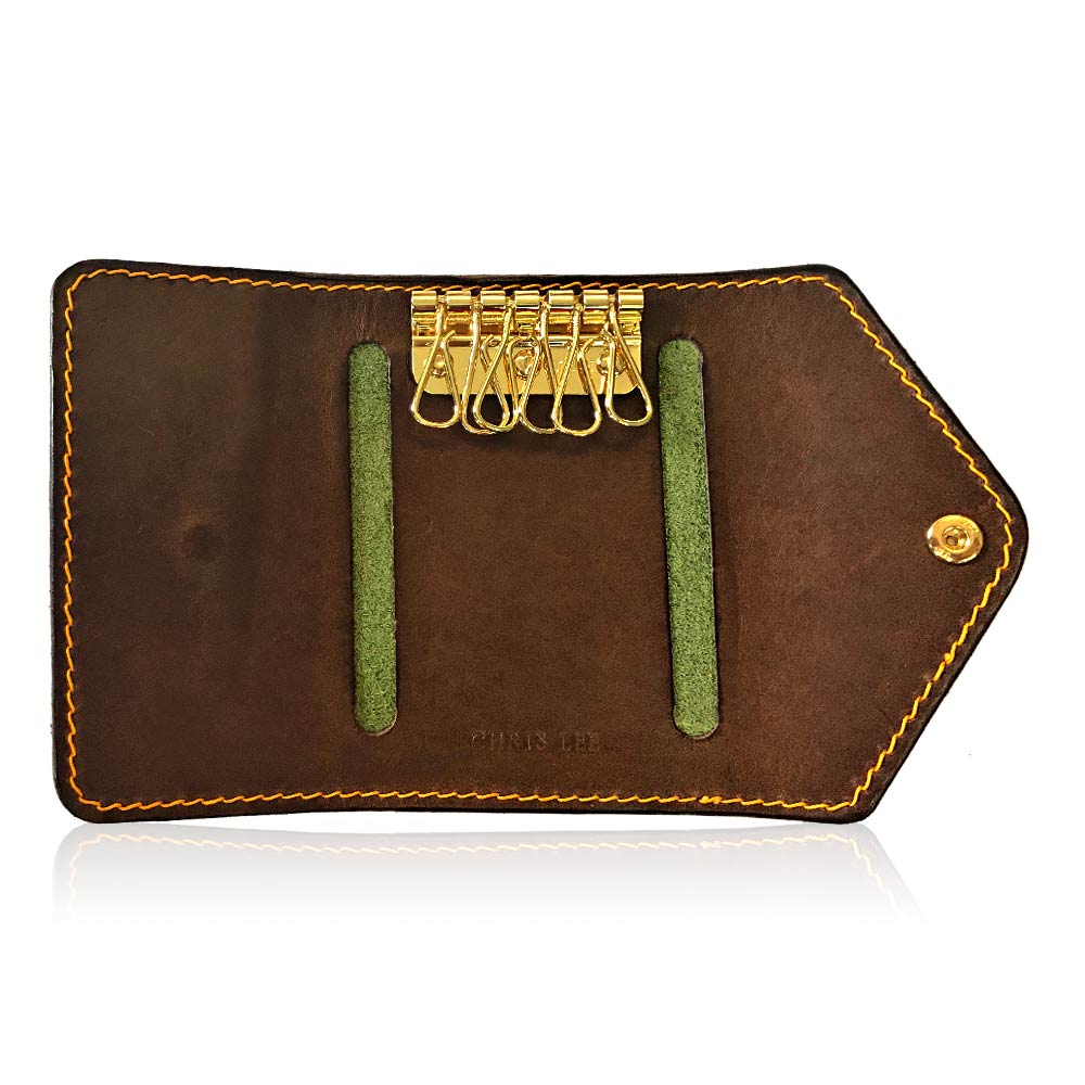 Corona-Key-Pouch-Inside-Olive