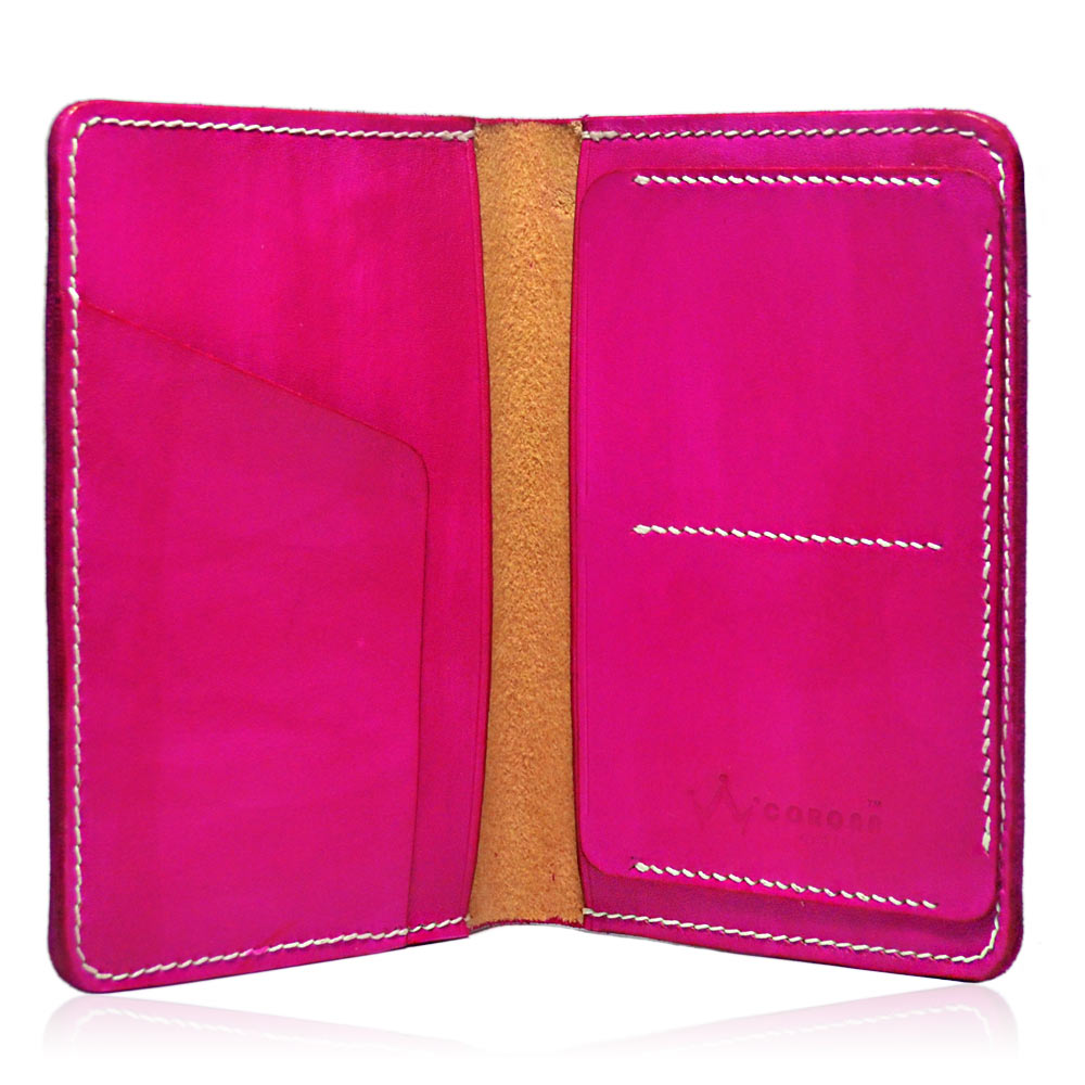 Ellie-II-Passport-Holder-Pink-Open