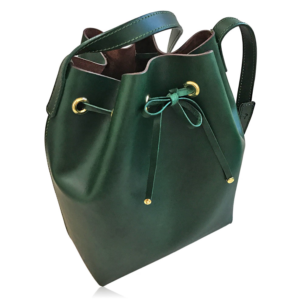 Buttero Simply Drawstring Bucket Bag