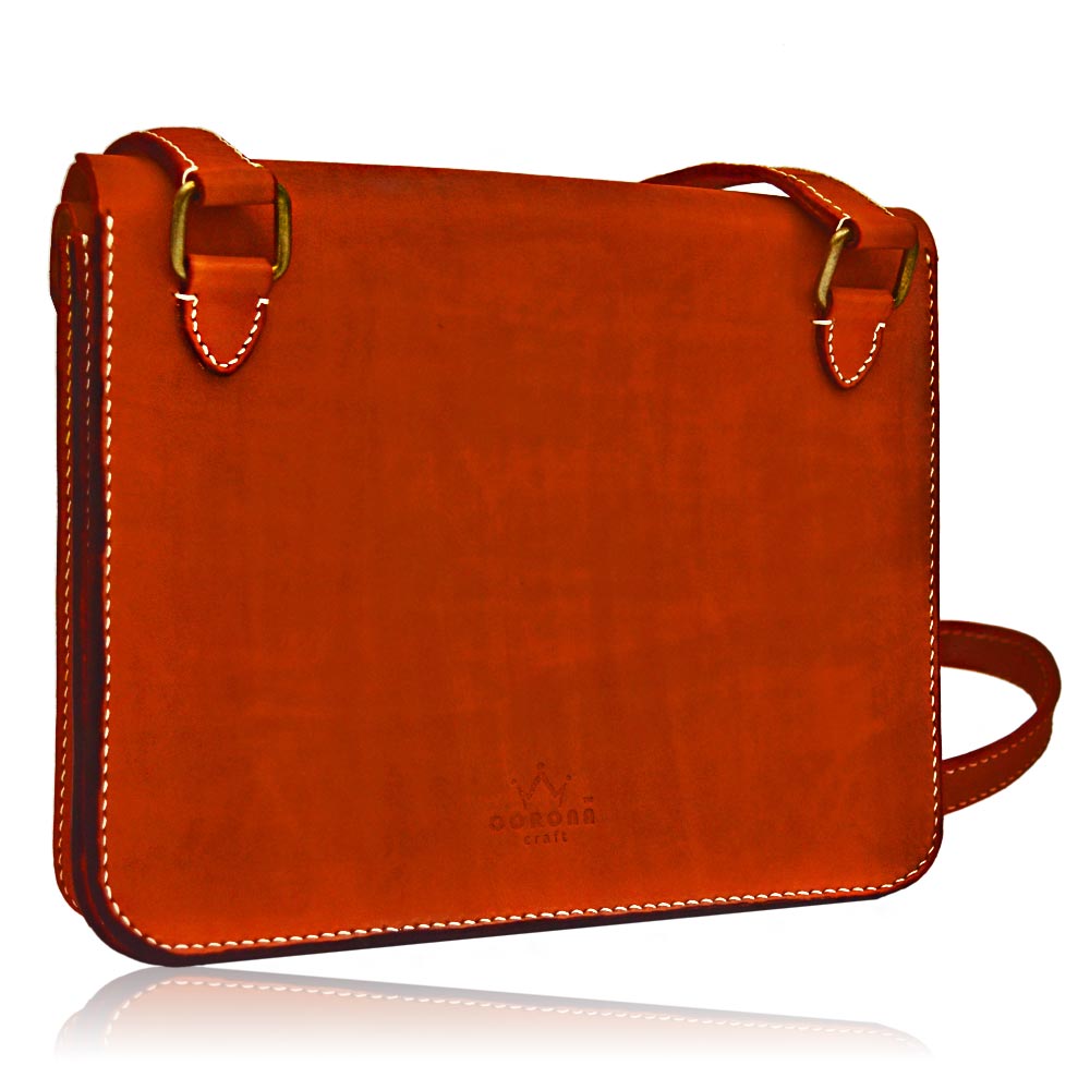 Zeppi-Trio-Pocket-Ladies-Sling-Bag-Back-Brown