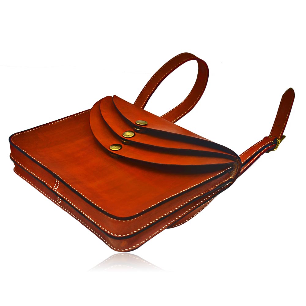 Zeppi-Trio-Pocket-Ladies-Sling-Bag-Side2-Brown